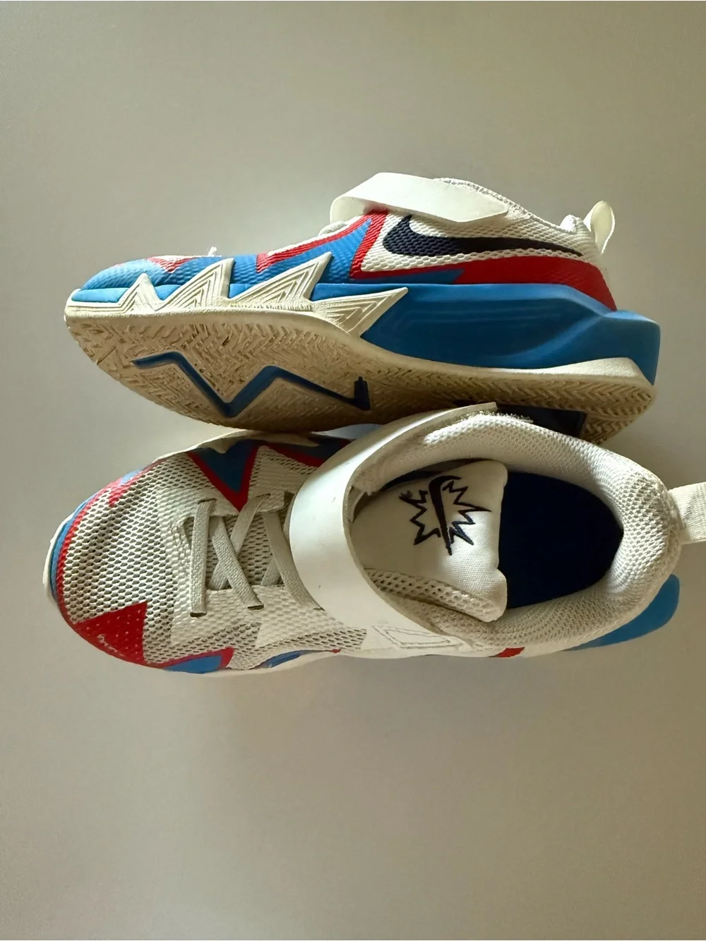 Nike Kids' ST Dynamite Low Top Sneaker - White Blue Red